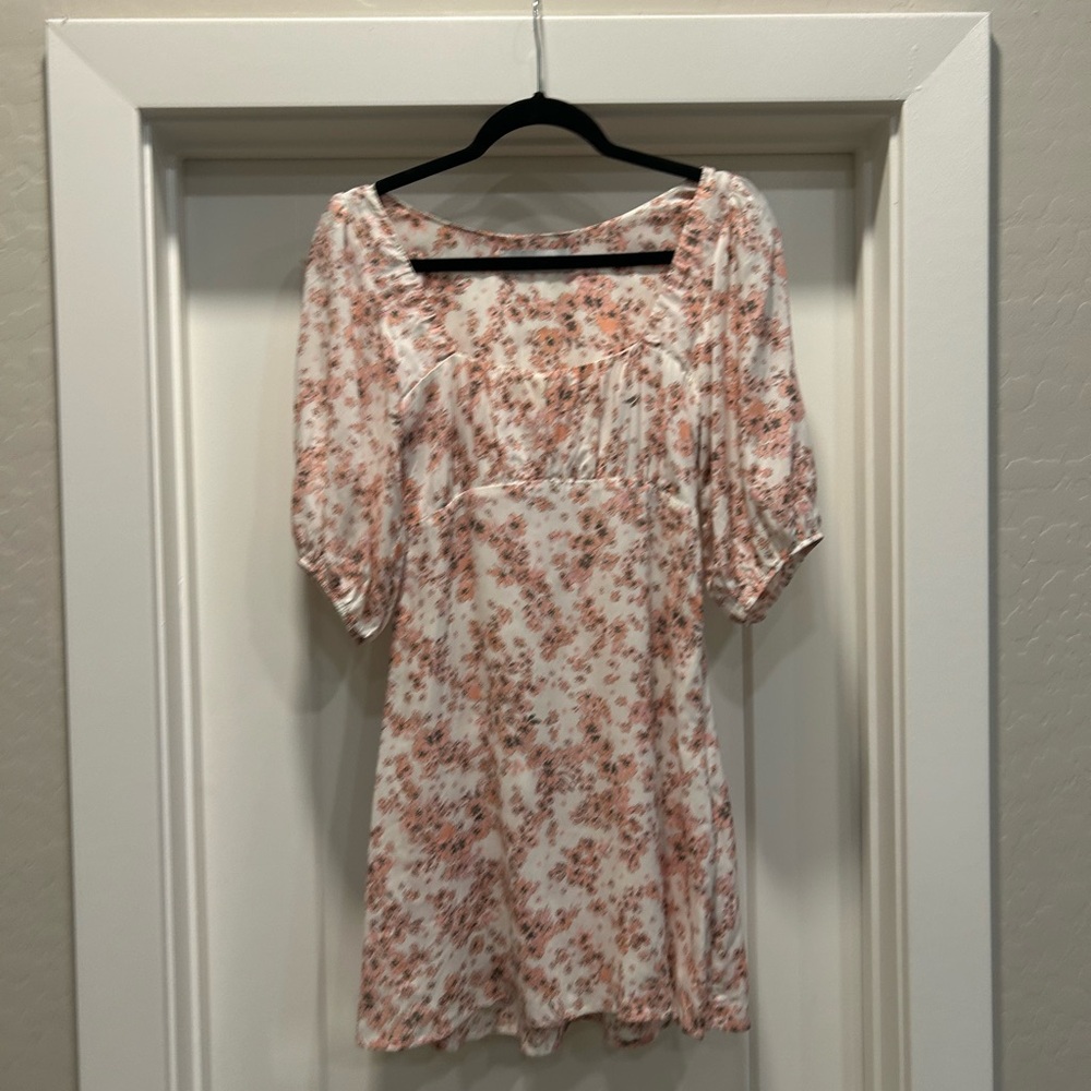 Floral Mini Dress - Pink Lil Honey Stillwater western vibe dress